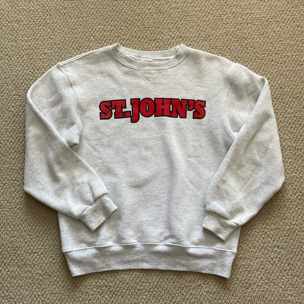 Soffe St. John’s University Red Storm Crewneck Sweater Pullover Small Unisex GUC